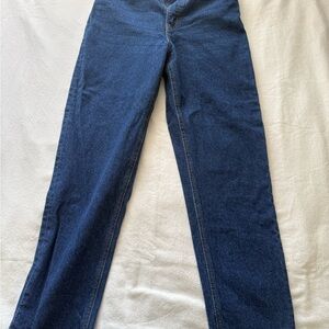 H&M Dark Blue Straight Leg Jeans